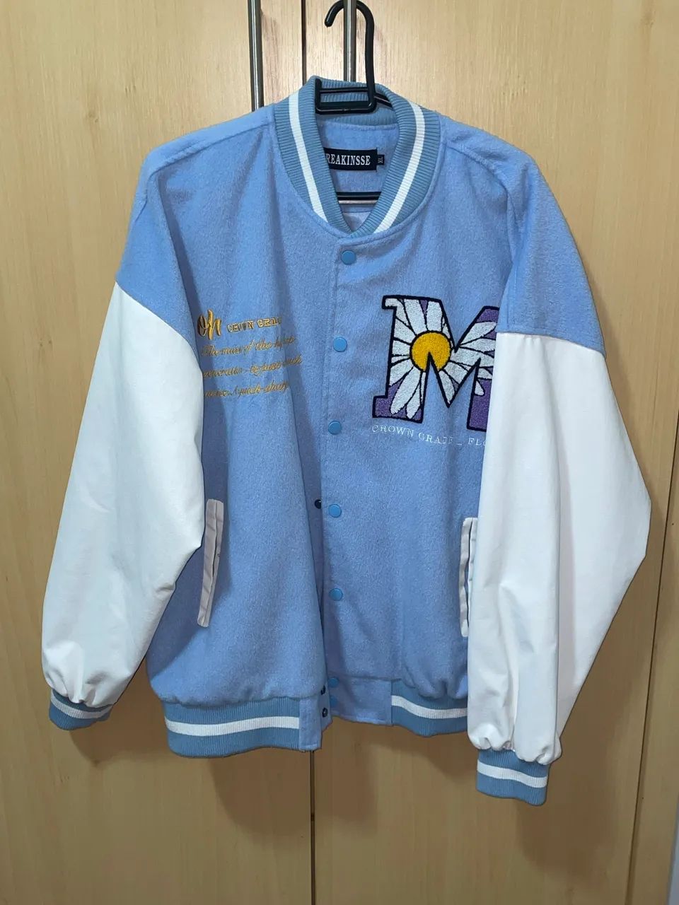 Jaqueta de couro azul  - Foto 2
