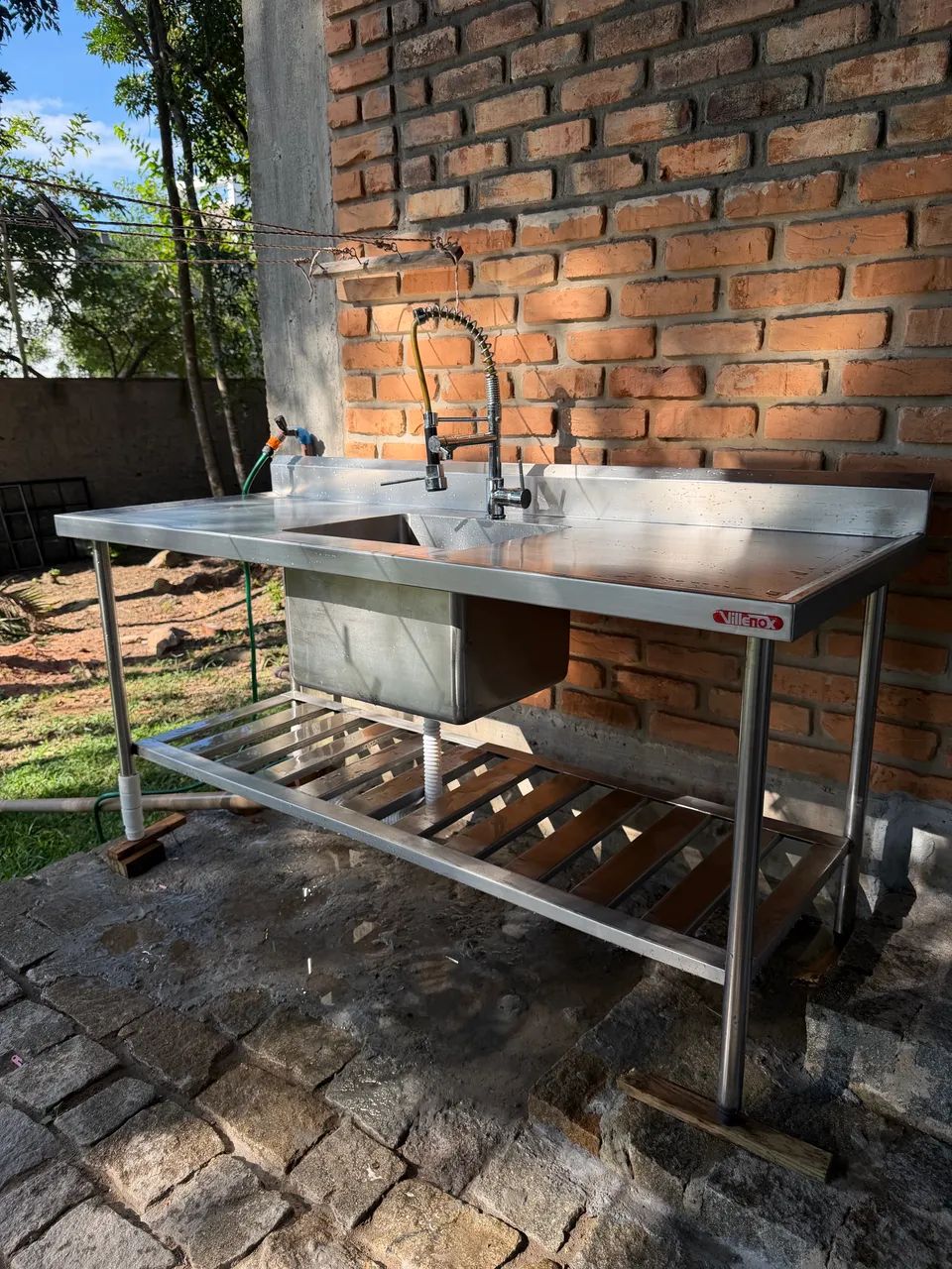 Pia inox industrial 