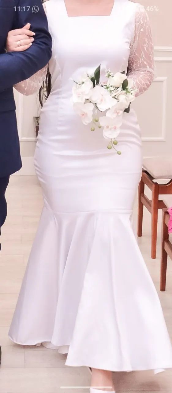 Vestido Branco de noiva 