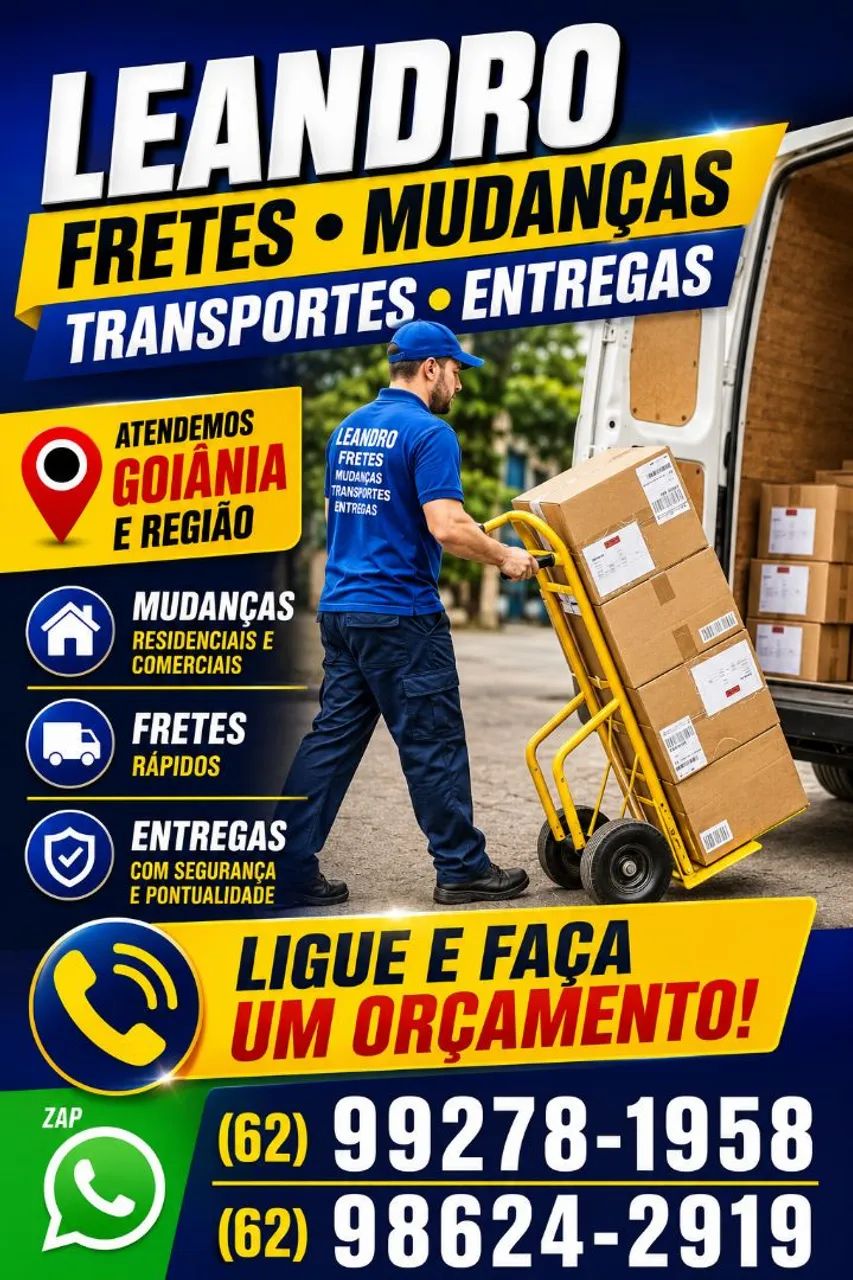 Leandro fretes mudanças transportes Goiânia  - Foto 4