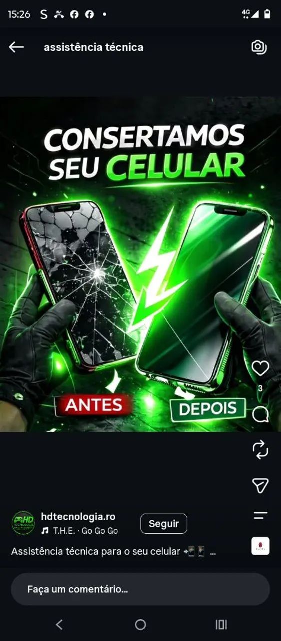 Assistência técnica de celular 