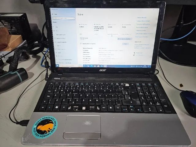 Notebook Acer i3 8GB RAM SSD 128GB
