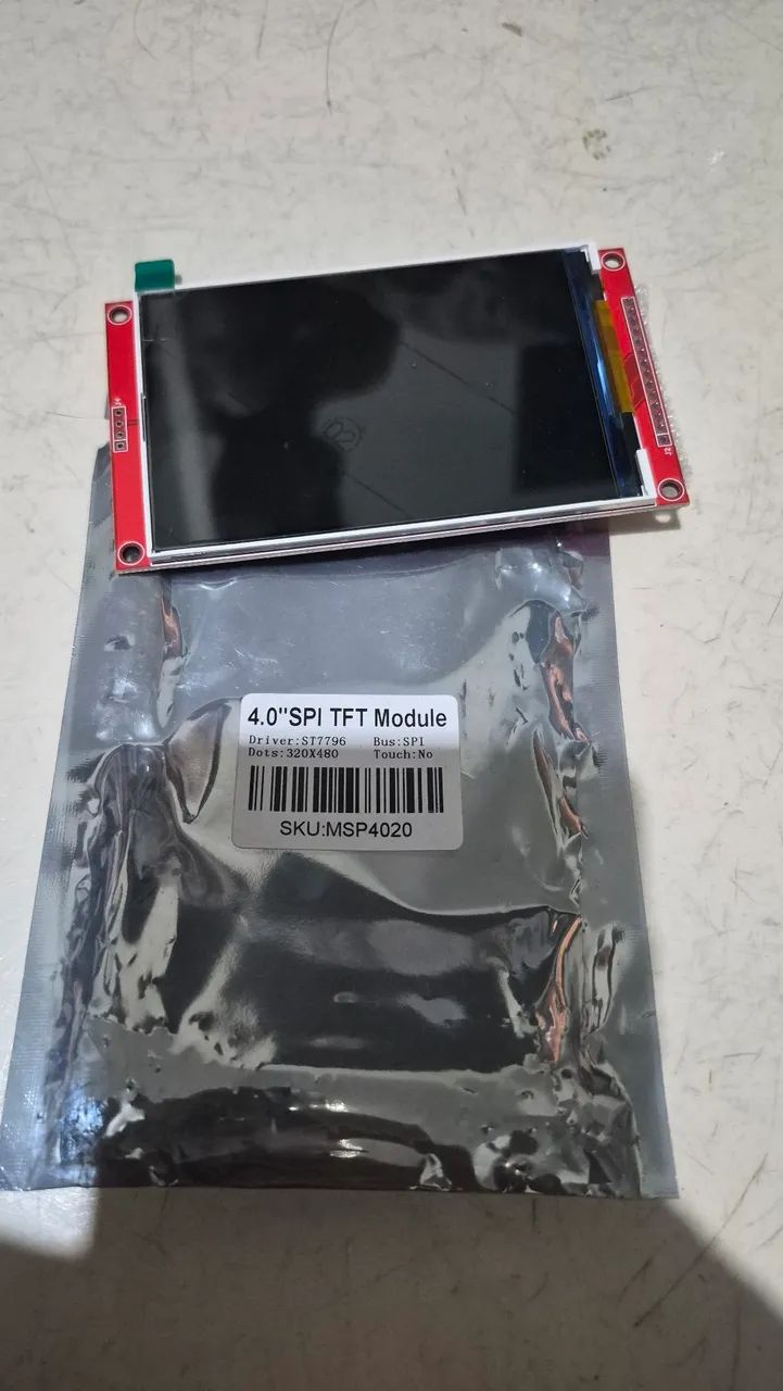 Display LCD 4 polegadas 480×320 - Foto 2
