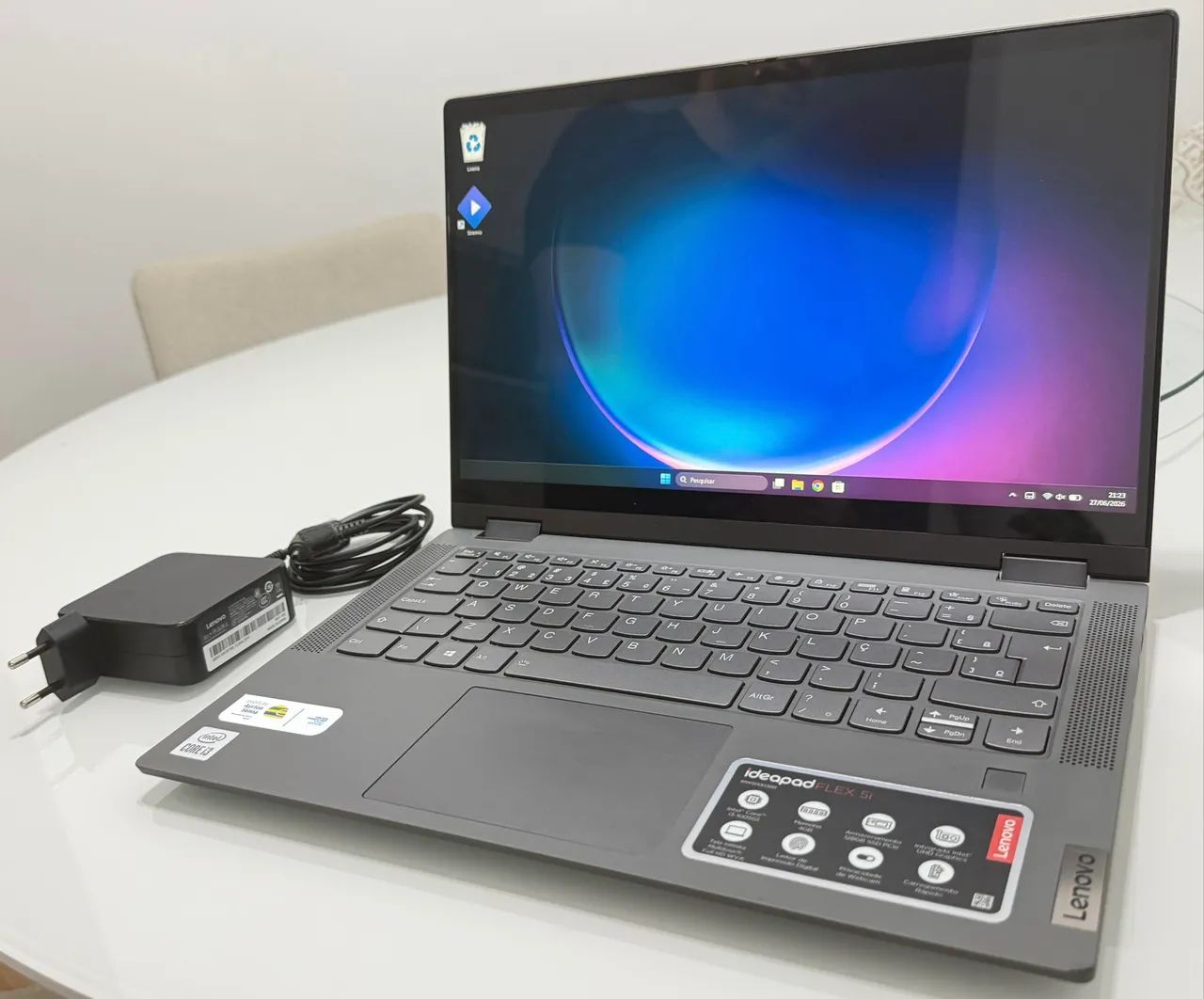 Notebook Lenovo IdeaPad Flex 5 14? 2 em 1 - Ótimo estado - Foto 2