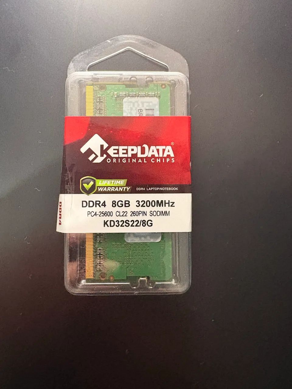 Mémoria Ram 8gb DDR4 Notebook