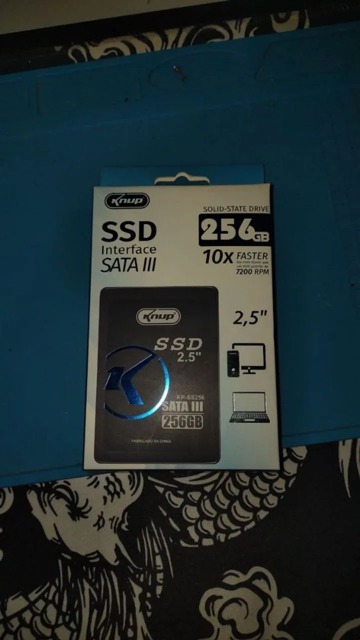 SSD 256GB + Instalação + Formatação