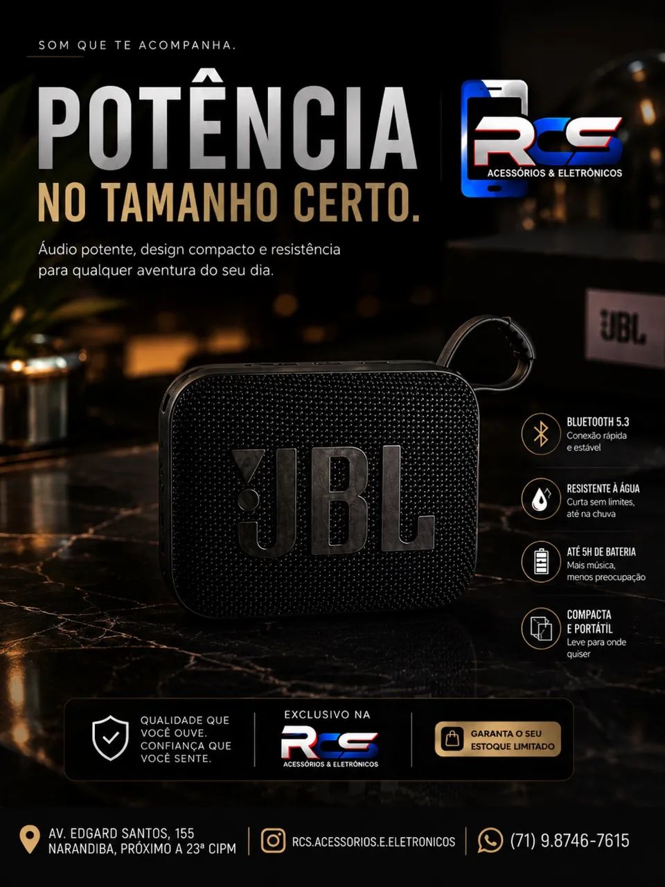 Caixa de som Jbl Go4