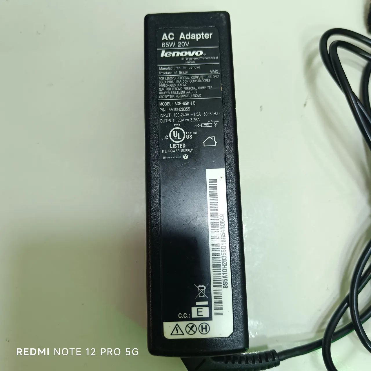 Fonte Lenovo 65w 20v  - Foto 2