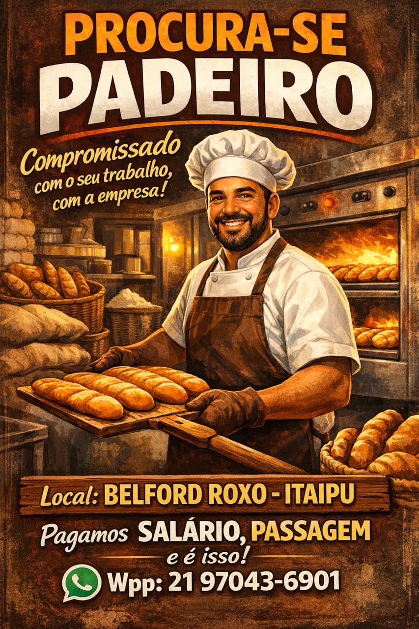 VAGA PARA PADEIRO 