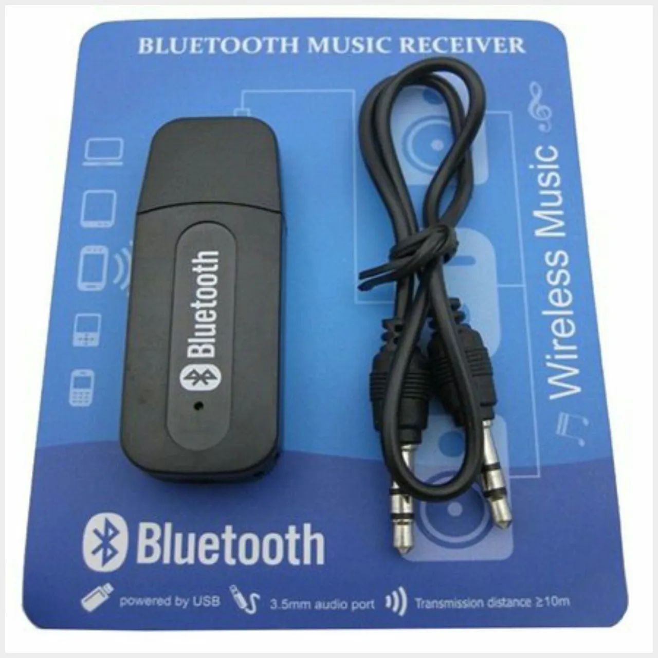 Receptor adaptador bluetooth p2 para som - Foto 3