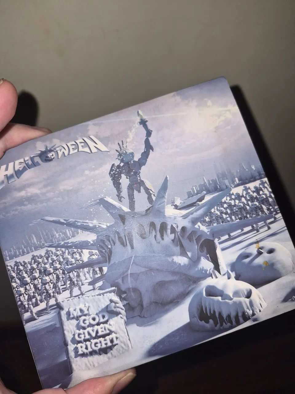Cd helloween - my god given right (semi-novo)