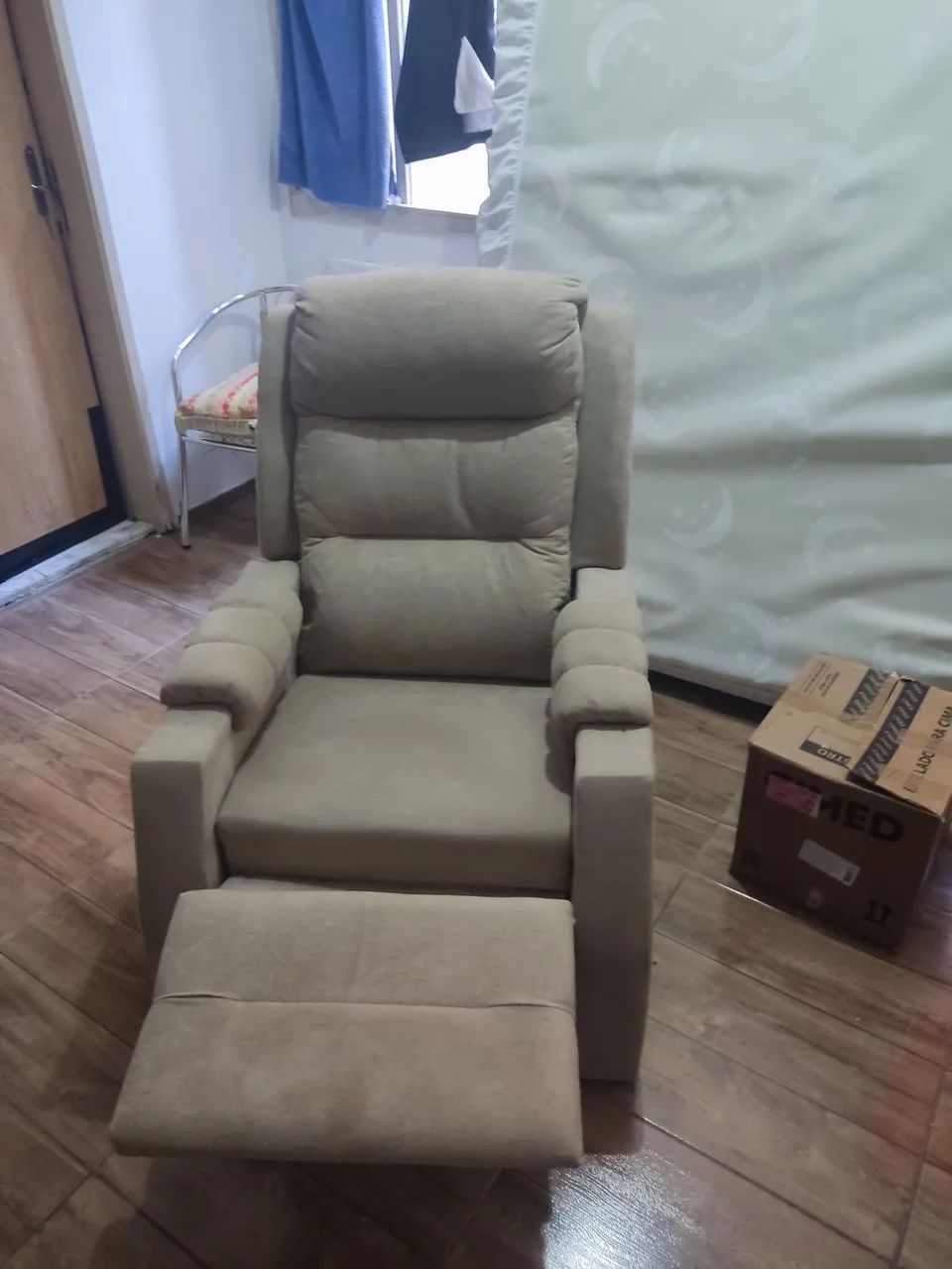 Poltrona do papai em Suede  - Foto 4