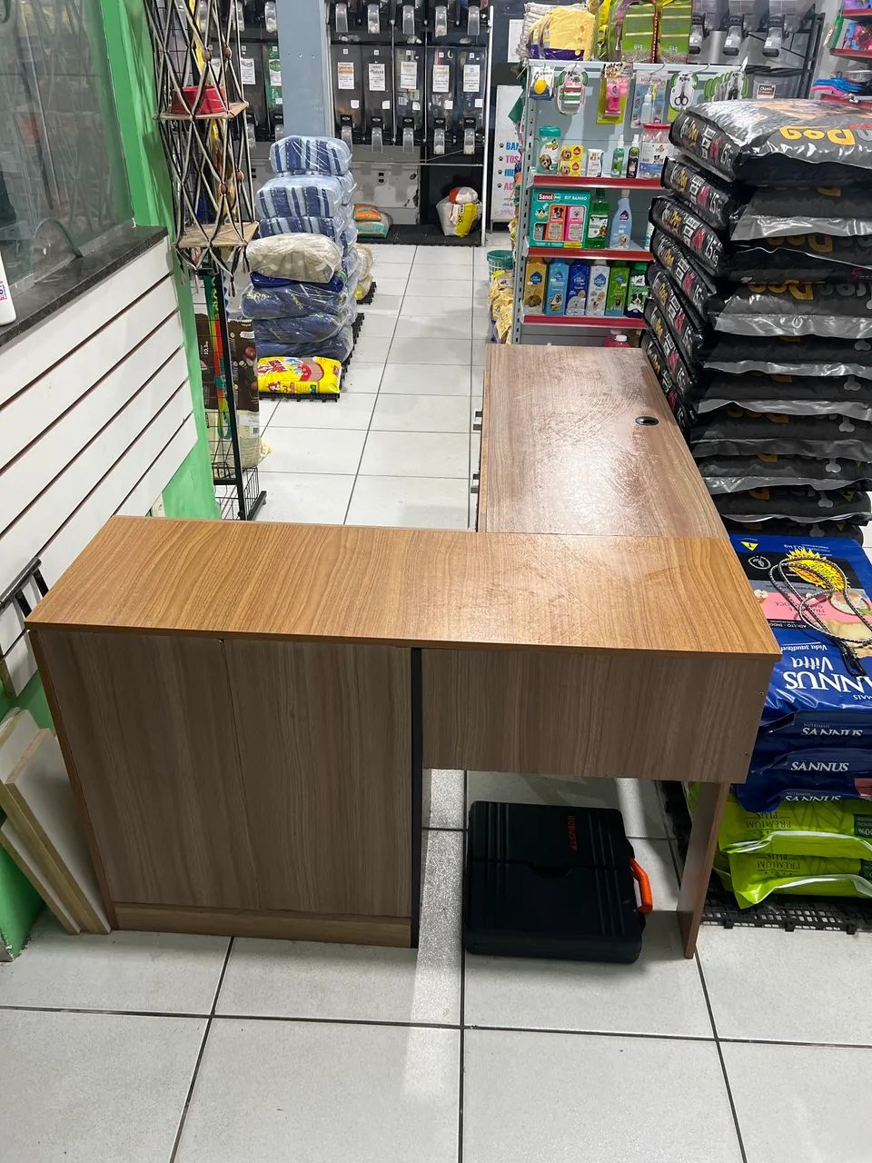 Mesa L para escritório  - Foto 4