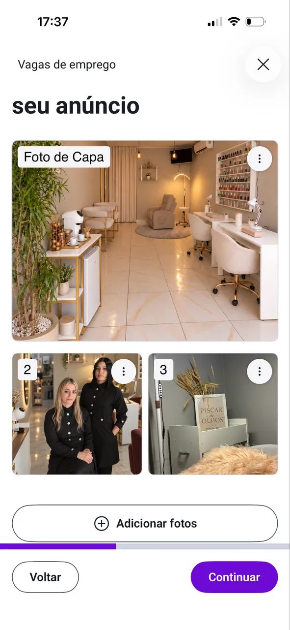 Vagas para Manicure e Lash Designer - Parceria