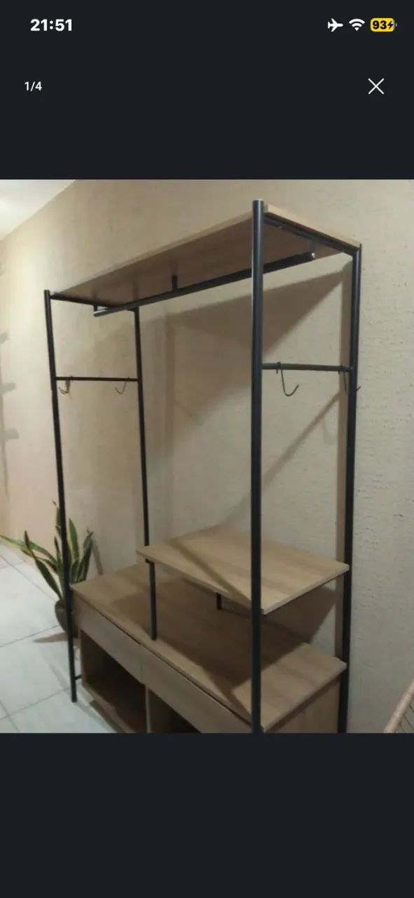 Closet aberto industrial  para retirada sábado!!! - Foto 3