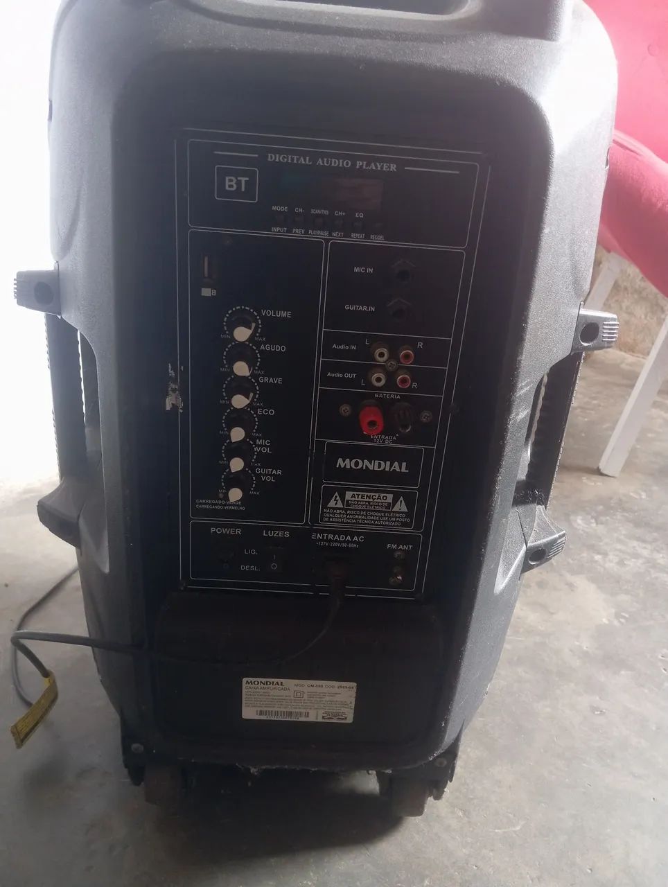 Caixa de som mundial boca de 10