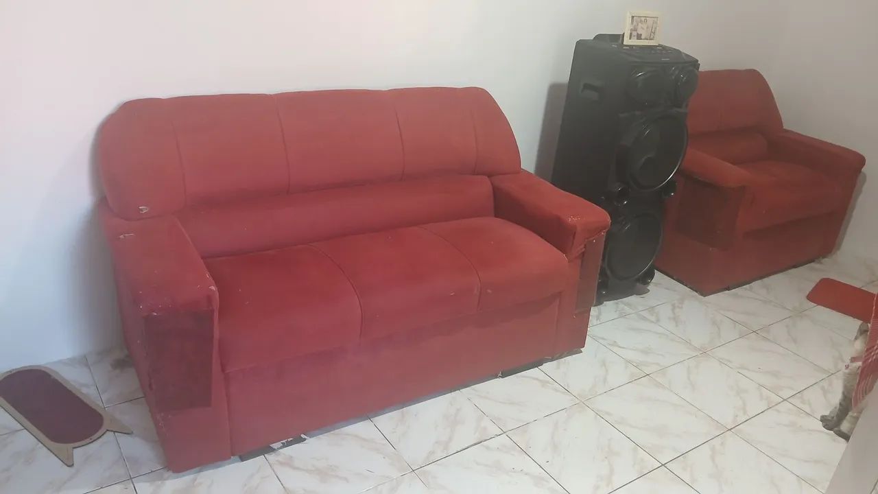 Conjunto de sofá e uma cama  - Foto 5