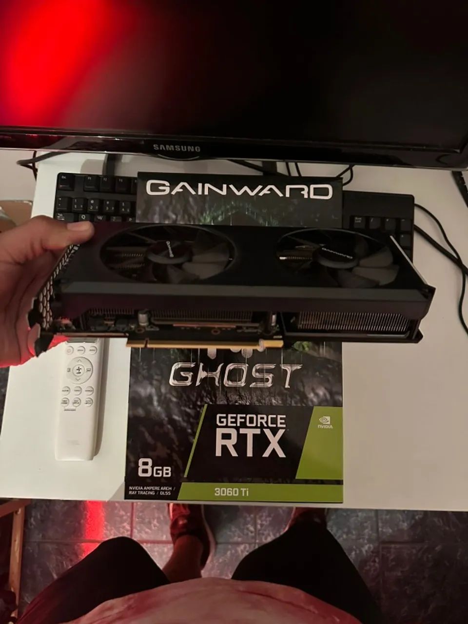 Placa de vídeo GeForce RTX Galax 3060ti 8GB - Foto 3
