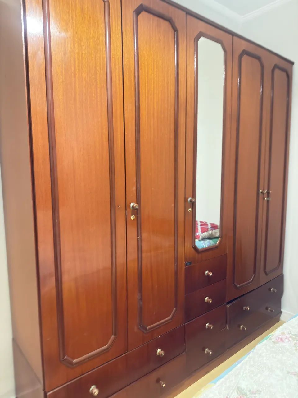 Armário 5 portas mogno  - Foto 4