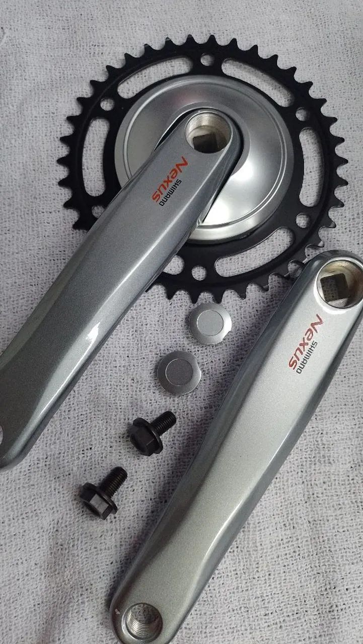 Pedivela Nexus 38D Shimano Prata  - Foto 5