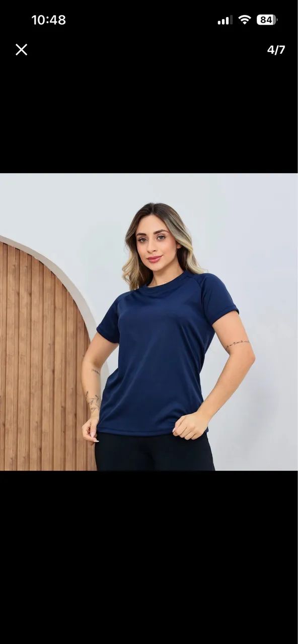 Blusa academia 