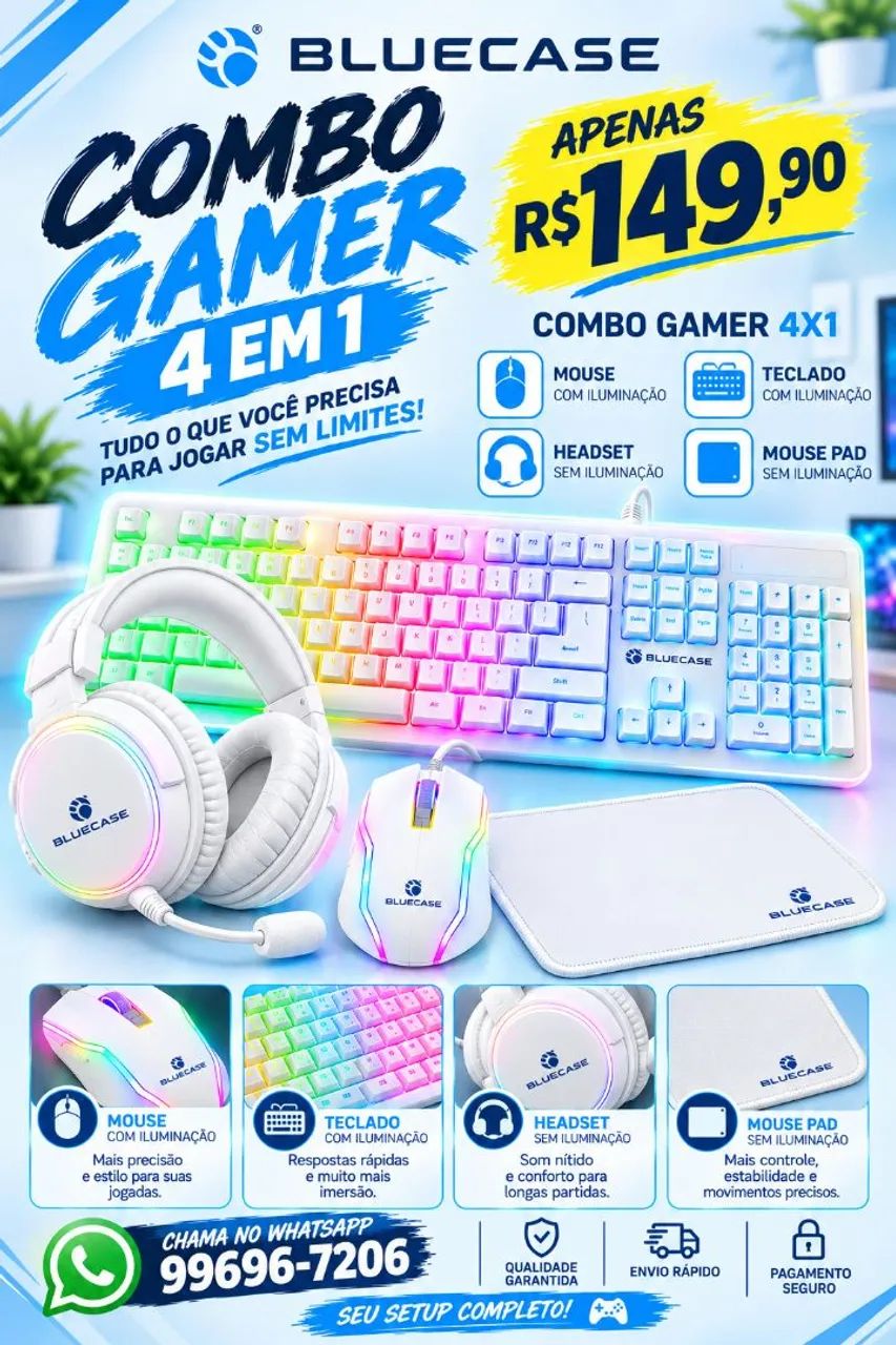 Combo 4x1 Gamer
