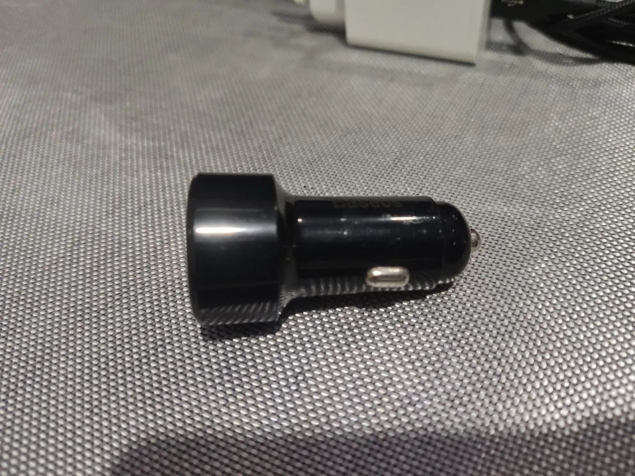 Carregador USB veicular turbo 45w baseus - Foto 3