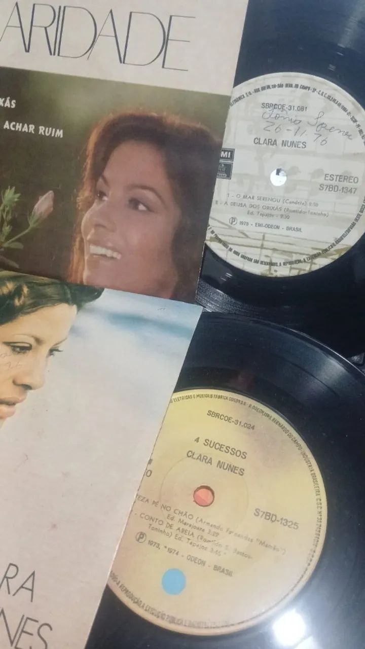 CLARA NUNES 2 COMPACTOS RAROS - 99 REAIS - Foto 3