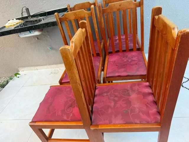 Cadeira de madeira maciça para mesa de Jantar - Foto 4
