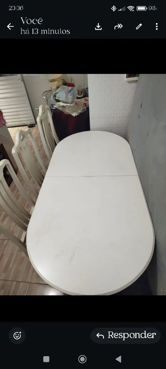 Mesa de madeira maciça  - Foto 2