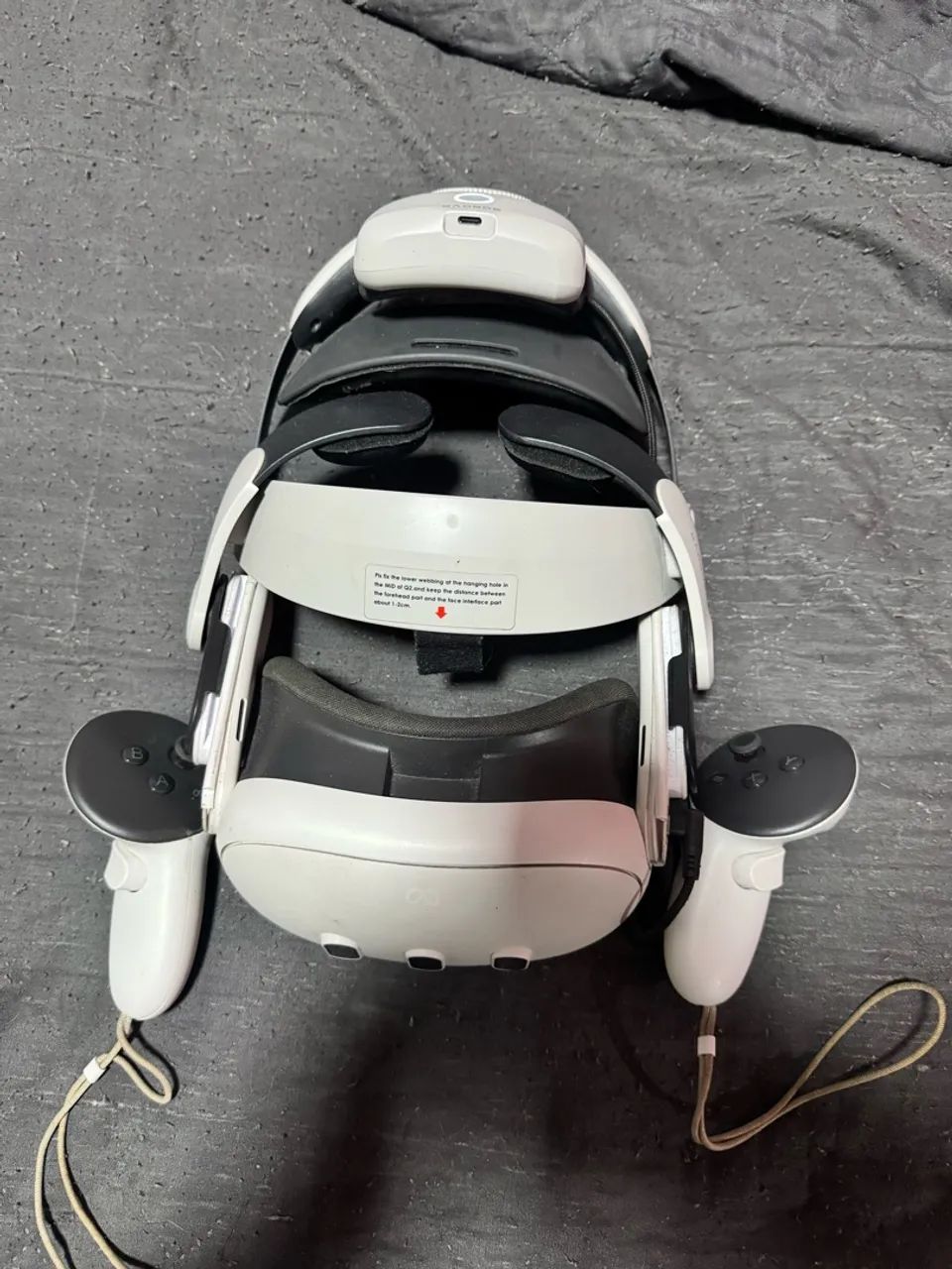 Meta Quest 3 - com Bobo VR E BATERIA EXTRA - Foto 3