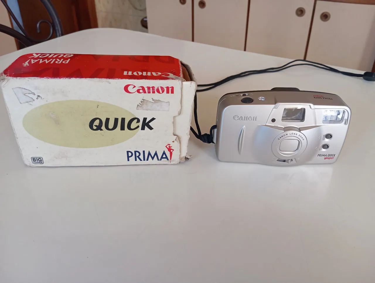 Câmera Fotográfica Canon Prima AS-1 Retirada de Peças - Câmeras e