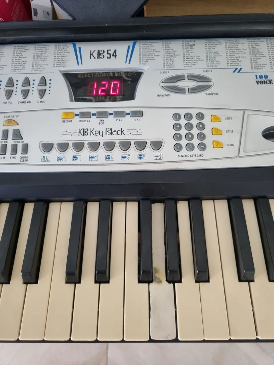 Teclado Musical Key Black (funcionando) - Foto 2