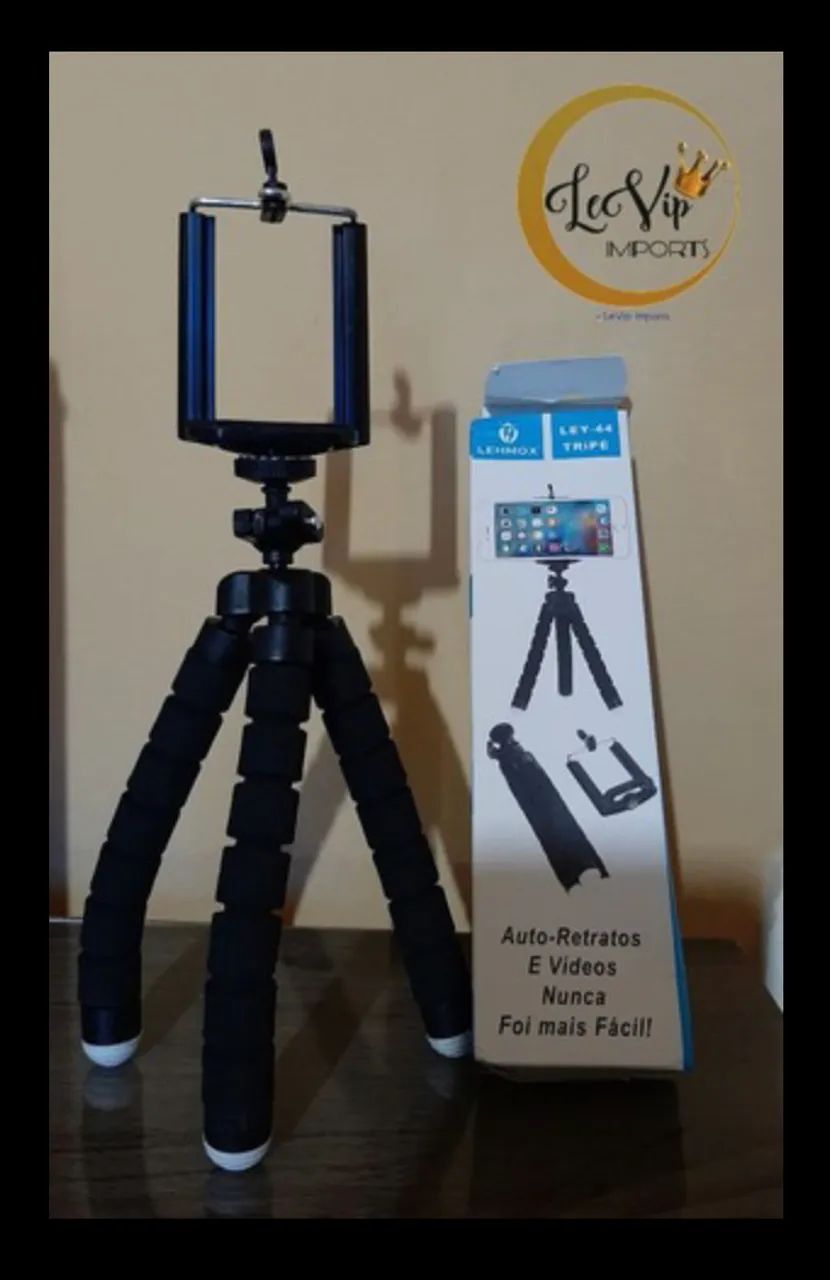 Ring Light, Microfone de Lapela, Receptor de áudio bluetooth - Foto 4