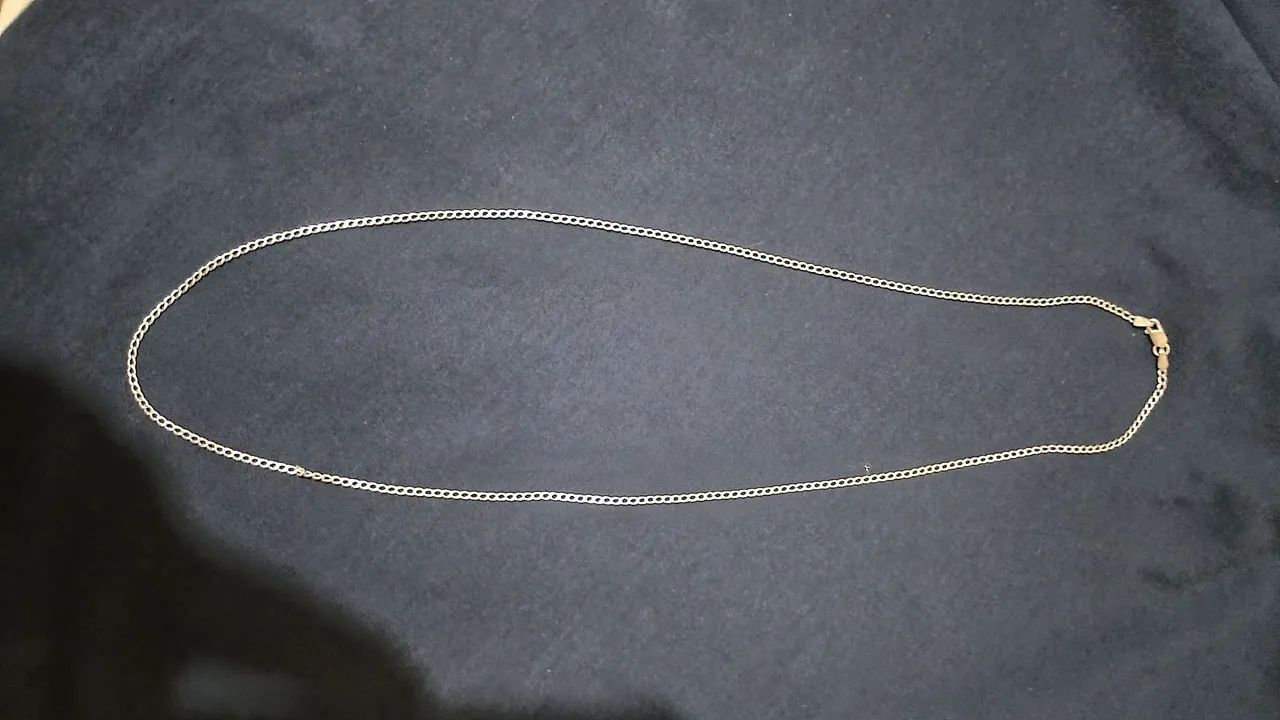 Corrente de prata fina. - Foto 2