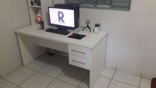 Mesa em mdf para escritorio ou para estudo - Foto 5