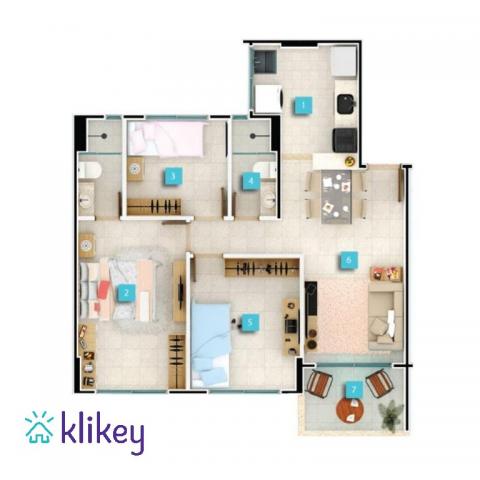 Apartamento à venda com 3 dormitórios em Passaré, Fortaleza cod:7995 - Foto 13