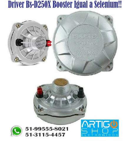 Driver Bs-D250X 100W Rms Booster Excelente Qualidade