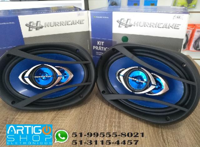 Par Alto Falante Hurricane Quadriaxial 6x9 180w Rms