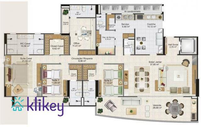 Apartamento à venda com 4 dormitórios em Guararapes, Fortaleza cod:7857 - Foto 2