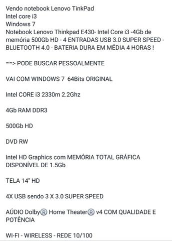 Notebook Lenovo - Foto 3