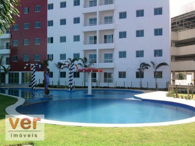 Apartamento com 3 dormitórios para alugar, 63 m² por R$ 1.550,00/ano - Monte Castelo - For - Foto 2