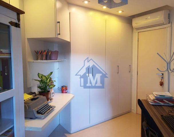 Lindo Apartamento Semimobiliado, 2 Suítes e 1 Quarto, Sacada Gourmet, no Centro! - Foto 11
