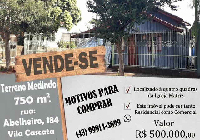 Venda de terreno