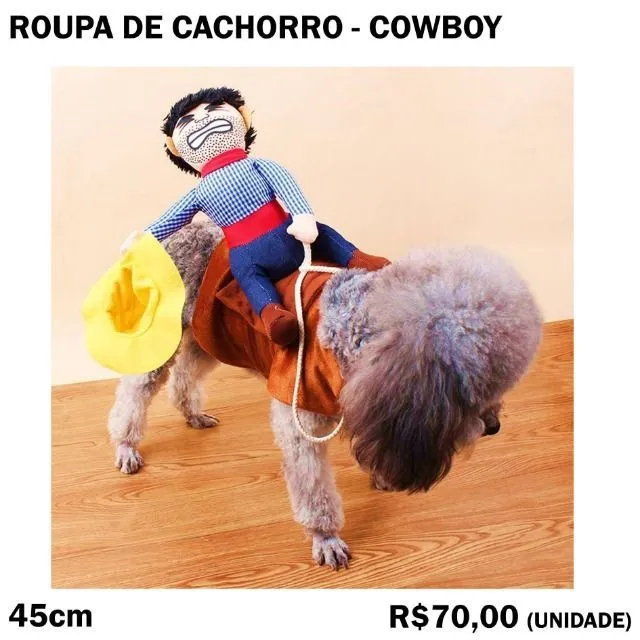 Roupa de Cachorro - Cowboy