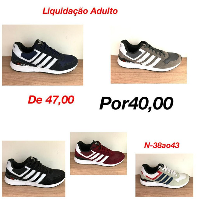 tenis adidas em promoçao