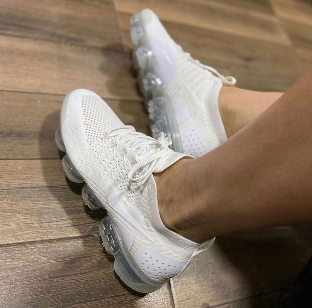 Vapormax sales flyknit branco