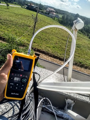 Apontamento e instalação de antena 