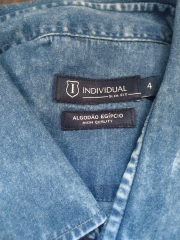 camisa jeans individual