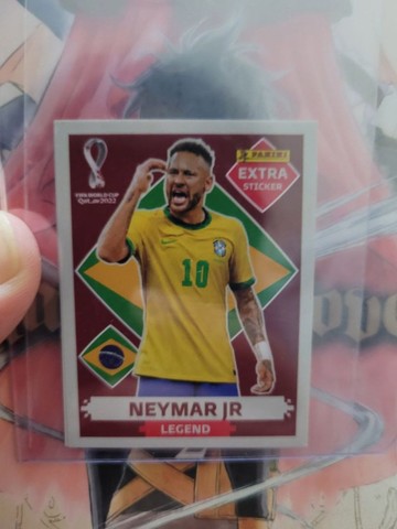 NEYMAR JUNIOR BORDÔ (Base) - EXTRA LEGEND (Brasil) - Figurinha Original -  Não